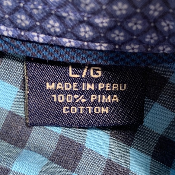 Tommy Bahama Men’s Large Long Sleeve Shirt Blue - Picture 9 of 15